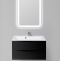 Тумба с раковиной BelBagno Marino 100 черный - 7
