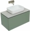 Тумба под раковину Allen Brau Infinity 85 серо - зеленый матовый 1.21002.CGM - 0
