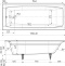Чугунная ванна Wotte Forma 170x70 Forma 1700x700 - 3
