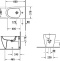Биде напольное Duravit ME by Starck 2289100000 - 3
