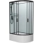 Душевая кабина Frank 120х80 черная левая стекло матовое 20075 - 0