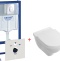 Комплект Система инсталляции для унитазов Grohe Rapid SL 38750001 4 в 1 с кнопкой смыва + Унитаз подвесной Villeroy & Boch O.Novo 5660 H101 alpin - 0