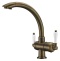 Смеситель Zorg Clean Water ZR 327 YF antique для кухонной мойки - 0