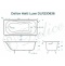 Чугунная ванна Delice Haiti Luxe 150x80 DLR230636 без отверстий под ручки и антискользящего покрытия - 1