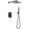 Душевая система ABBER Daheim черный матовый  AF8219B - 0