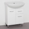 Тумба с раковиной Style Line Эко Стандарт №11 61 белая - 2