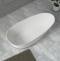 Ванна из искусственного камня ABBER Stein AS9611-1.7 белая матовая - 4