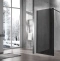 Душевая перегородка Vincea Walk-In 110х200 черная матовая стекло тонированное VSW-1H110CGB - 1