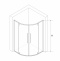 Душевой уголок RGW Stilvoll 06325388-11 80x80x200 профиль хром - 7