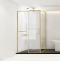 Душевой уголок Vincea Slim Soft 120х90 профиль золото стекло прозрачное VSR-1SS9012CLG - 0
