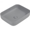Накладная раковина Abber Rechteck 50 серая матовая AC2202MG - 0