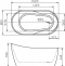 Акриловая ванна BelBagno BB301 - 3