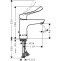 Смеситель hansgrohe Focus для раковины, с удлиненной ручкой 31911000 - 2