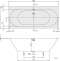 Акриловая ванна Villeroy & Boch Oberon 2.0 180x80 alpin UBQ180OBR2DV-01 - 4