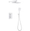 Душевая система Abber Daheim с термостатом белая AF8051W - 0