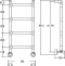 Полотенцесушитель водяной Margaroli Sereno 482-4/S 4823204CRN - 2
