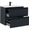 Тумба с раковиной Allen Brau Eclipse 80 черный матовый 1.E1002.AM - 7