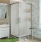 Душевой уголок STWORKI Дублин 100x100 см профиль хром матовый, стекло матовое, квадратный 3GW103TTKK000 - 0