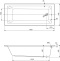 Акриловая ванна Cezares Plane Solo Mini 170х70 PLANE SOLO MINI-170-70-42 - 1