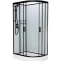 Душевая кабина Frank 120х80 левая черная стекло матовое 20059 - 0