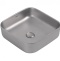Накладная раковина Abber Rechteck 39 серебро матовое AC2211MS - 0