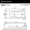 Ванна акриловая WHITECROSS Wave Soft 170x75 с гидромассажем белый - бронза 0101.170075.100.SOFT.BR - 2