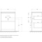 Тумба под раковину BelBagno Albano 60 белый ALBANO-600-2C-PIA-BL - 7