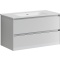 Тумба под раковину подвесная Sancos Cento 90 белая глянцевая CN90W - 0
