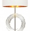 Настольная лампа декоративная LUMINA DECO Fabi LDT 5531 CHR+WT - 3