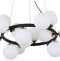Подвесная люстра LUMINA DECO Marsiada LDP 6033-15 BK+GD - 0