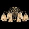 Подвесная люстра Freya Driana FR2405-PL-08-BZ - 3