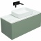 Тумба под раковину Allen Brau Infinity 100 серо - зеленый матовый 1.21004.CGM - 4