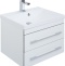 Тумба с раковиной Aquanet Верона 58 подвесная белая - 8