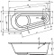 Акриловая ванна Riho Delta 160 R B068001005 - 0