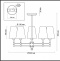 Подвесная люстра Lumion Neoclassi Doris 4436/5C - 3