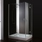 Душевой уголок Cezares Bergamo 100х90 хром стекло прозрачное BERGAMO-W-AH-2-100/90-C-Cr-L - 0