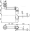 Сифон для раковины AlcaPlast   A413 - 1