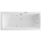 Ванна акриловая Excellent Aquaria Lux Line 180х80 с гидромассажем белый - хром WAEX.AQU18.LINE.CR - 0