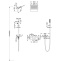 Душевой комплект Vincea Futura с термостатом хром VSFW-2F11TCH - 2