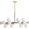 Люстра на штанге LUMINA DECO Marsiada LDP 6033-16 GD - 0