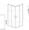 Душевой уголок Veconi Rovigo 80х80, хром  RV11-80-01-C5 - 2