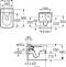 Чаша для унитаза подвесного Roca Inspira square 346537000 - 4