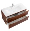 Тумба с раковиной BelBagno Marino 100 темное дерево - 4
