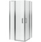 Душевой уголок Excellent Mazo 100х100 профиль хром стекло прозрачное KAEX.3000.2S.1010.LPx2 + KAEX.3023.2D.0500.LP - 0