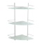 K-3133WHITE Полка стеклянная тройная - 0