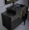 Тумба под раковину Armadi Art Vallessi Avangarde Piazza 80 черный - золото 841-080-BG - 6