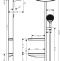 Душевая стойка Hansgrohe Rainfinity 26842000 - 1