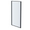 AQ ARI PI 10020BL Душевая дверь, распашная 1000x2000 профиль черный, стекло прозрачное - 0