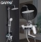 Душевая система Gappo с верхним душем смесителем и ручной лейкой белый/хром G2419-8 - 2