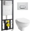 Комплект VitrA S20 9004B003-7202 подвесной унитаз + инсталляция + кнопка - 0